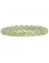 Bracelet prehnite pierres boules 8 mm