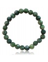 Bracelet jade du Canada pierres facettées 6 mm