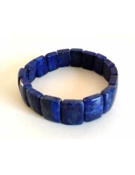 Bracelet lapis-lazuli rectangle