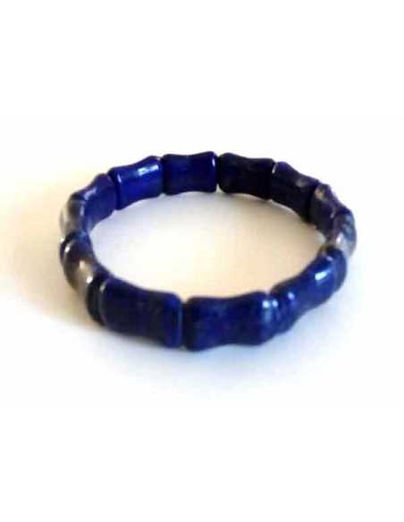 Bracelet lapis-lazuli géométrique