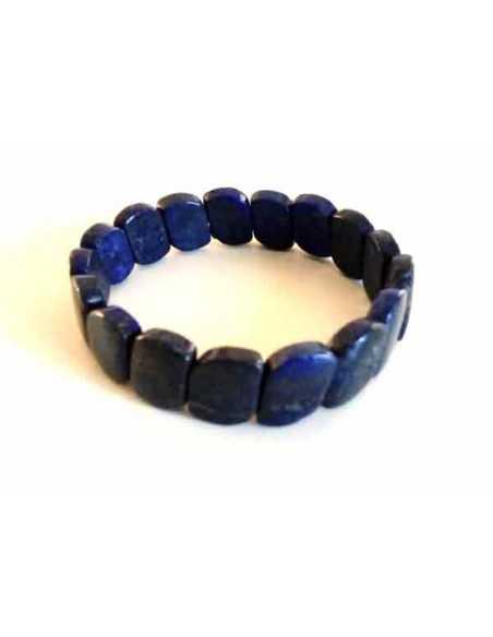 Bracelet lapis-lazuli pierres torsadées