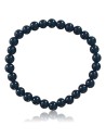 Bracelet tourmaline noire pierres boules 6 mm