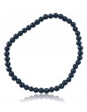 Bracelet onyx pierres boules 4 mm