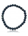 Bracelet obsidienne pierres boules 6 mm