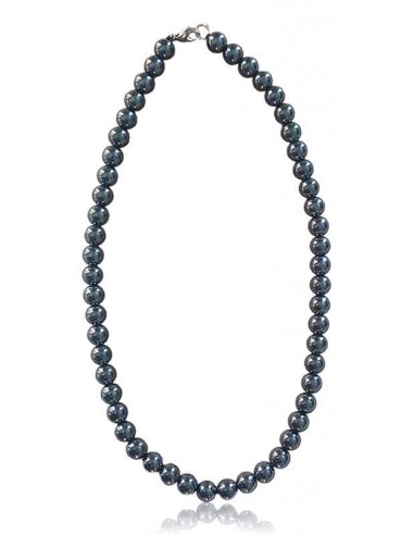 Collier hématite boules 10 mm