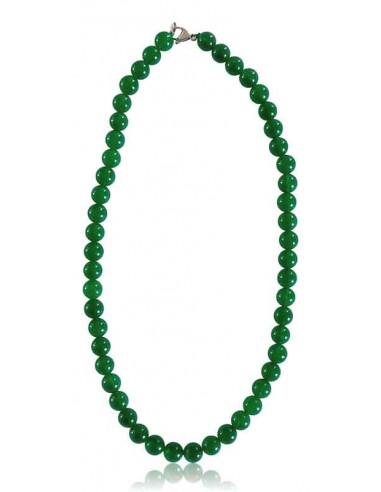 Collier pierre verte