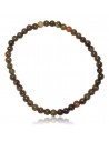 Bracelet agate africaine pierres boules 4 mm