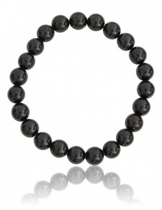 Bracelet onyx pierre naturelle boules 8 mm