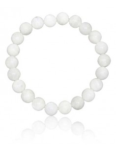 Bracelet pierre de lune haute qualité boules 8 mm