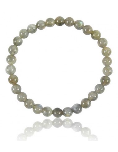 Bracelet labradorite pierres boules 6 mm