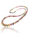 Collier tourmaline rose pierres gouttes