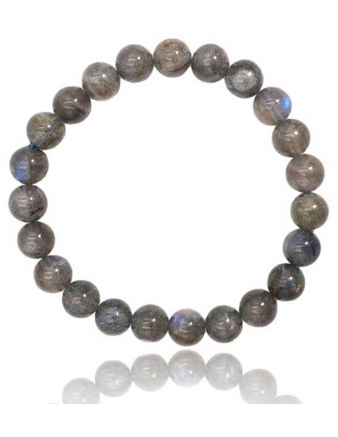 Bracelet labradorite pierres boules 8 mm