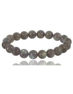 Bracelet labradorite pierres boules 10 mm