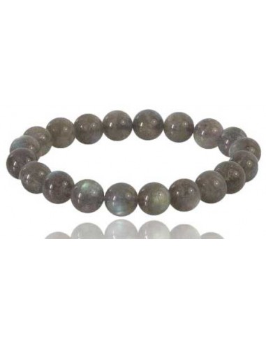 Bracelet labradorite pierres boules 10 mm