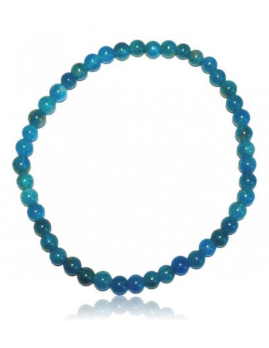 Bracelet apatite pierres boules 4 mm