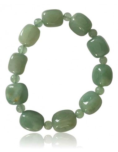 Bracelet aventurine pierres cubiques & boules