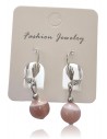 Boucles d'oreilles pierre de soleil boules 10 mm