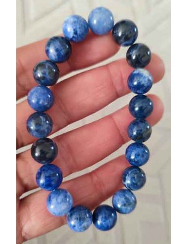 Bracelet sodalite pierre naturelle boules 10 mm