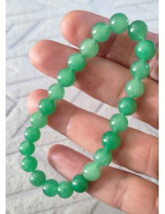 Bracelet aventurine pierres boules 8 mm