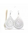 Boucles d'oreilles orientales indiennes 5 cm