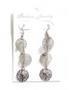 Boucles d'oreilles arbre de vie pendantes