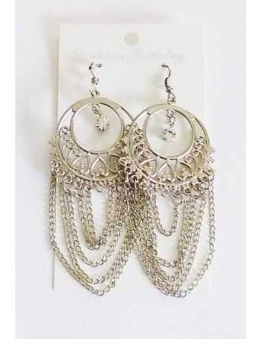 Boucles d'oreilles créoles orientales