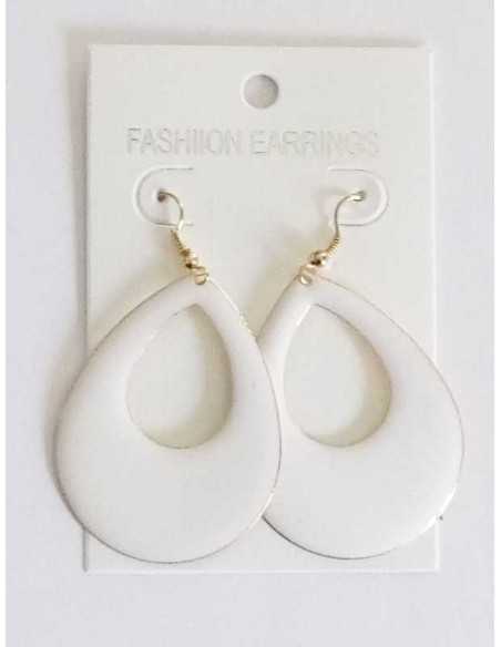 Boucles d'oreilles fantaisie gouttes ouvertes