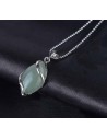 Collier pendentif pierre aventurine